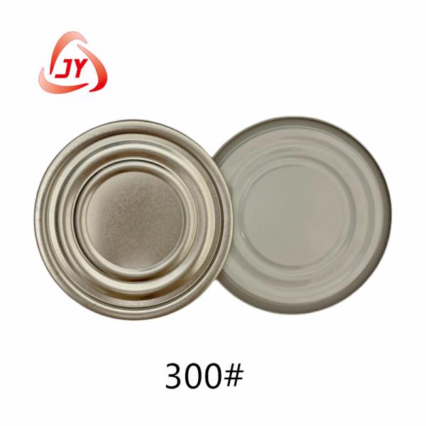 Cheap 300 73mm TFS Tinplate Can Ends Bottoms White And Gold Food Packaging Eco Friendly for sale