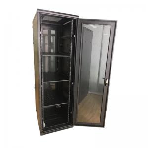 Best 47U Server Rack Cabinet SPCC Rack Mounting With Glass Door 600*600*2200MM wholesale