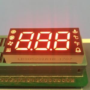 SGS Custom LED Display , Multi color 7 Segment Display for temperature humidity defrost