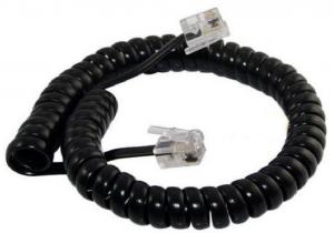 Best 10 Ft RJ11 4P4C Plug Telephone Extension Cord Lead Phone Coiled Cable wholesale