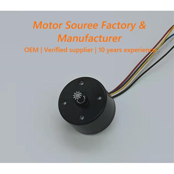 12V Brushless DC Motor 6000rpm High Speed With Built In Encoder
