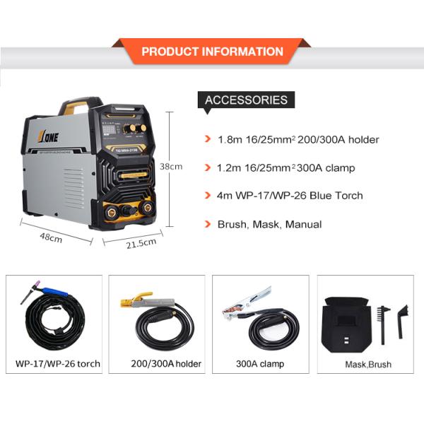 MOS 3PCB 180 Amp Tig Welder machine