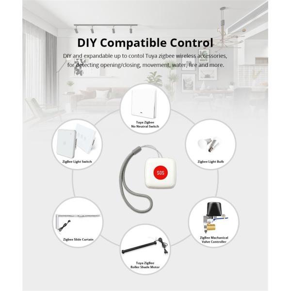 ZigBee SOS Panic Button(MYQ-ZSOS)