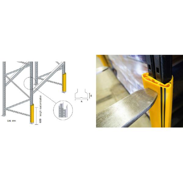 Racking Upright Protectors  Rack End  Protector Guard  Warehouse Safety Bollard