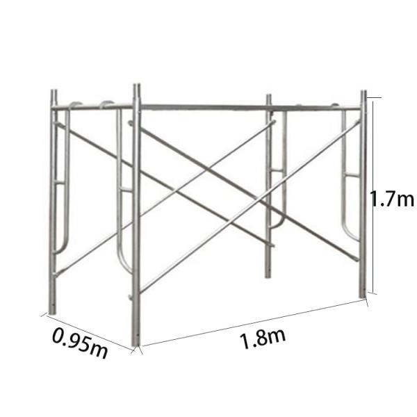 Powder Coating Q345 Galvanized Steel Scaffold Frame