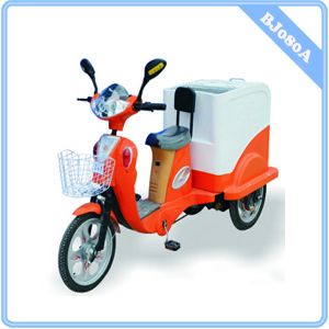 Buy cheap Electrical Fridge Tricycle Bike support >50km 80L 20km/H-Movable cooler bike from wholesalers