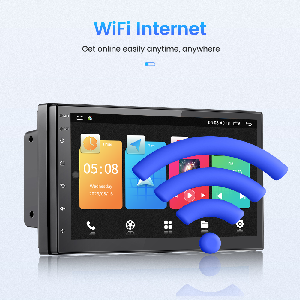 OS Android 10 Car Radio IPS GPS 2 Din Touch Screen for Car MP3 Bluetooth Player FM Radio