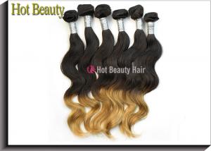 Best Body Wave Colored Human Hair Extensions , Soft Original 5A Peruvian Hair wholesale