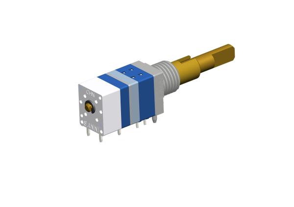Cheap Incremental Absolute Rotary Encoder Double Shaft With Rotary Switch for sale