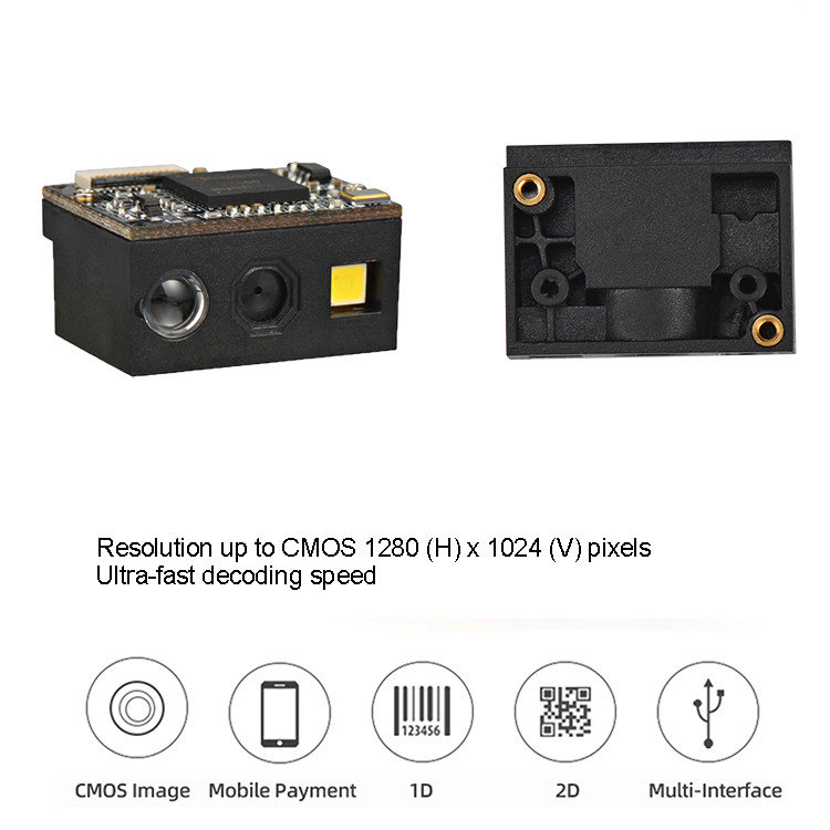 Embedded Mini Barcode Scanner TTL RS232 USB Fixed Mount Barcode Reader