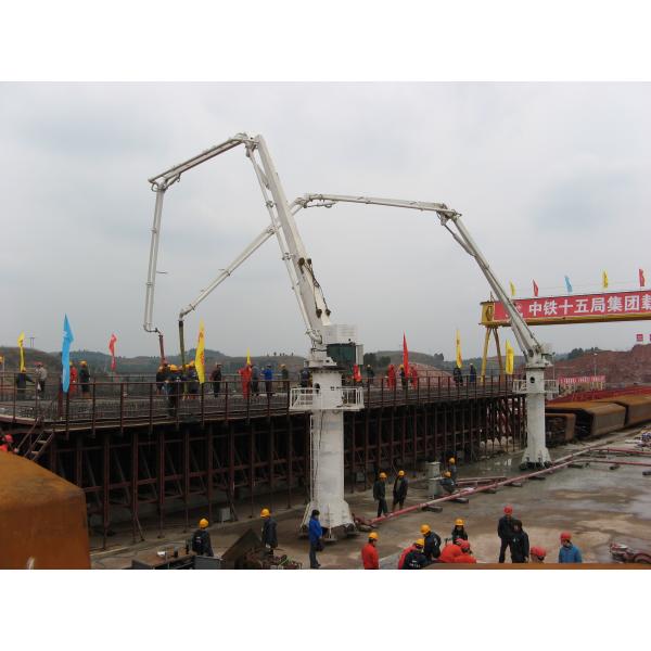 7m Stationary Height Hydraulic Stationary Placing Boom HG24 Electrical