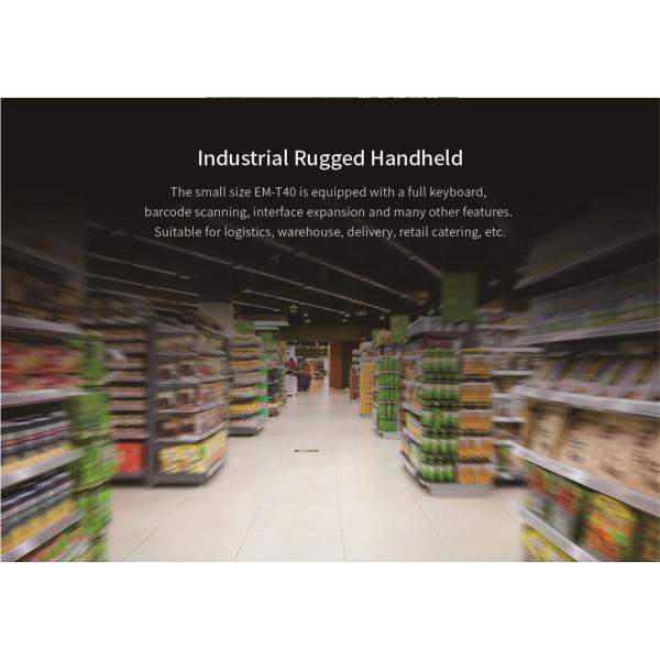 Industrial Android Barcode Scanner PDA with Rugged Design and Waterproof Communication