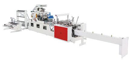 Cheap BOPP / POF Heat Patch Handle Bag Making Machine With PLC Controller for sale