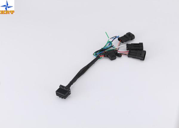 Cheap UL Standard Custom Cable Assemblies / AWG 36# to AWG1# Auto Wiring Harness for sale