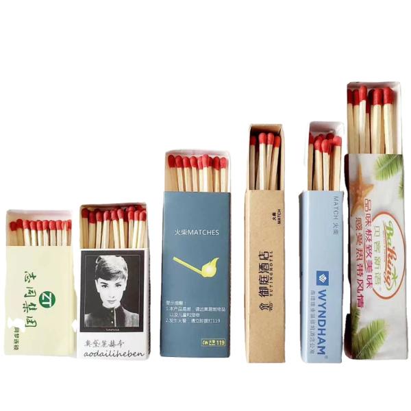 Paperboard Cigar Packaging Box Luxury Black Match Stick Box