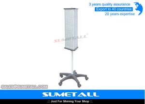 Spinning Shop Display Fittings Rotating Floor Display Stand Display Rack Moveable base