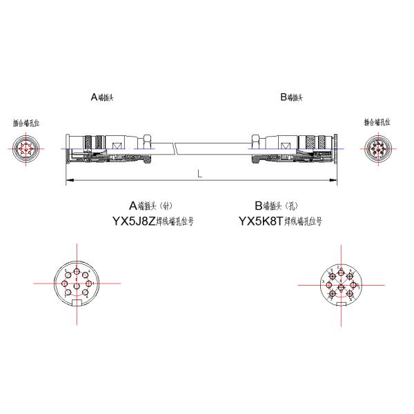 Remote Electrical Tilt RET Aisg Ret Cable For Wireless Infrastructure Industry
