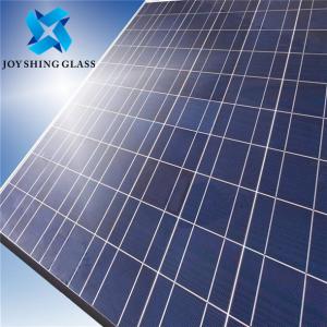 Best 3.2mm Tempered Patterned Glass , AR Solar Photovoltaic Glass For Buildings wholesale