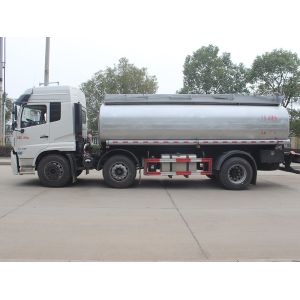 Dongfeng Three Axle Chemical Tanker Truck Common Liquid Transport Vehicle