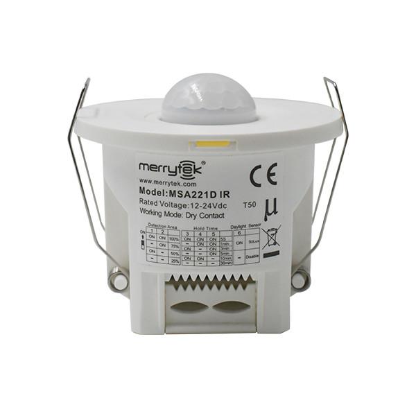 Cheap Flush Mounted Dry Contact Pir Infrared Motion Sensor For Smart Lighting Control Systems for sale