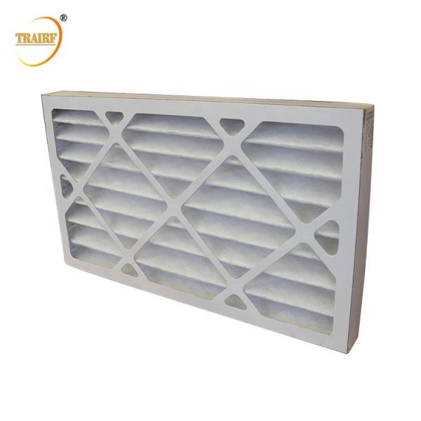 Cheap 80%RH AHU Pre Filter Paper Pleated Air Filter For Air Conditioner for sale