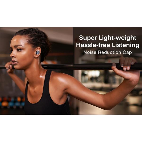 Amazon Top Sell Bluetooth 5.0 Wireless Earbuds Ipx8 Waterproof Tws Stereo in Ear Headphones (Built in Mic, with Wireless Charging Case)