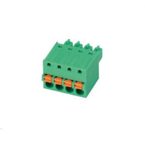 China PA66 Brass Contact Pluggable Terminal Block 7 Mm on sale
