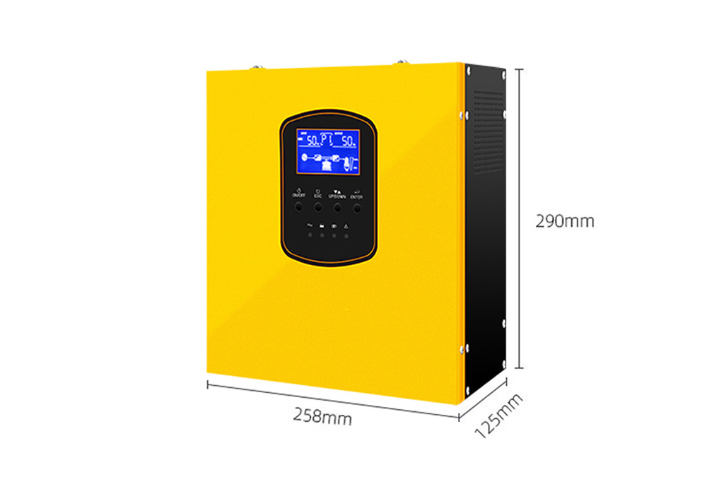 800VA 0.64KW PWM Low Frequency Pure Sine Wave Inverter 12V To 220V