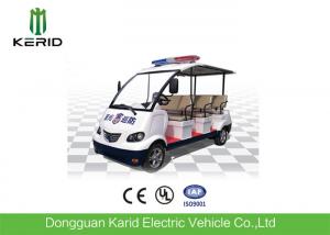 Best Public Security Electric Police Patrol Car , Electric Sightseeing Vehicle Energy Saving wholesale