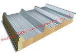 Recycled Usage Fire Resistant Rock Wool Sandwich Panels Easy Installation Roof