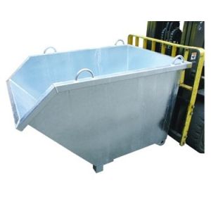 Best 4000LBS Forklift Tilt Dumpster Forklift Attachment Dumping Bin wholesale