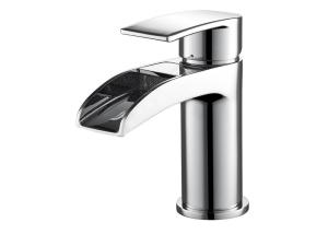 Elegant Bathroom Basin Sink Taps Chrome / Gold Finish T8112W