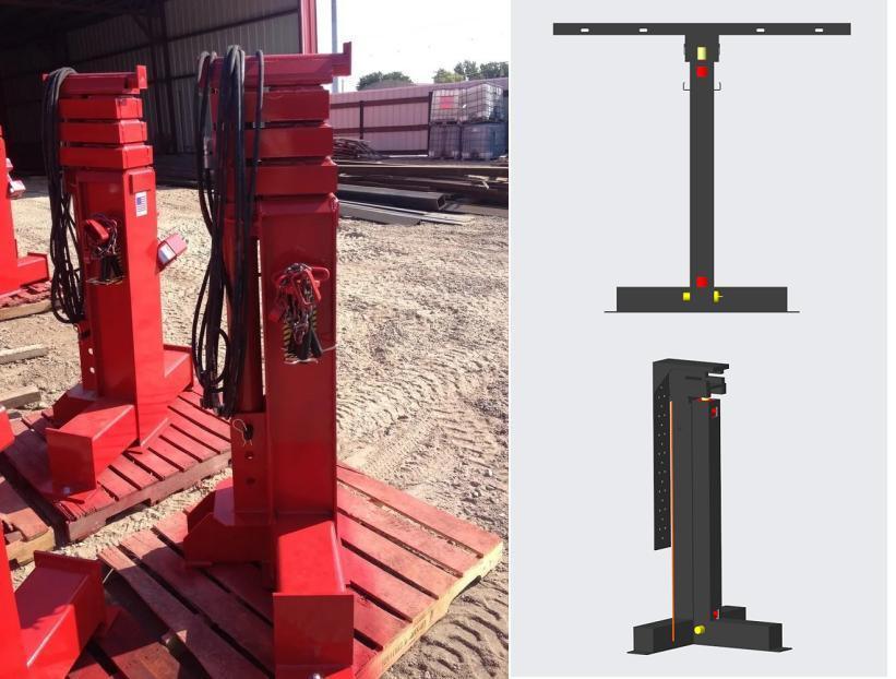 Tanks Jacks for Grain Silo and Enamel Storage Tank Hydraulic Lifting Machine