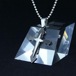 Best Fashion Top Trendy Stainless Steel Cross Necklace Pendant LPC266 wholesale