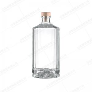 Best 500ml 700ml Crystal Glass Wine Brandy Whiskey Decanter Liquor Bottle with Glass Base wholesale