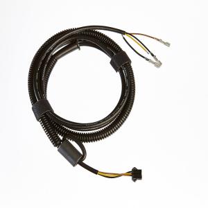 4 Wire Crimp Housing Industrial Wire Harness With Ferrite Protective Braid Sleeving
