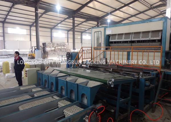 Cheap Automated 8 Faces Rotary Paper Egg Box Machine / Egg Tray Production Line for sale
