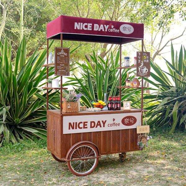 Eco-Friendly Food Delivery Refreshing Beverages on Wheels