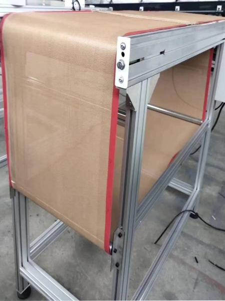 Cheap 10*10mm E Fiber Glass Ptfe Mesh Conveyor Belt for sale