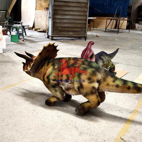 New Realistic Animatronic Remote Control Walking Robot Dinosaur Triceratops Robot Dog