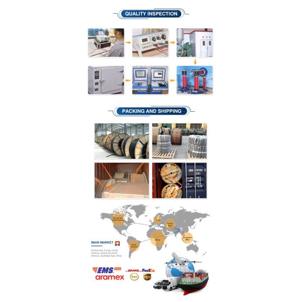 3,4,5 Copper core electric power cable YJV YJV22 0.6/1kv