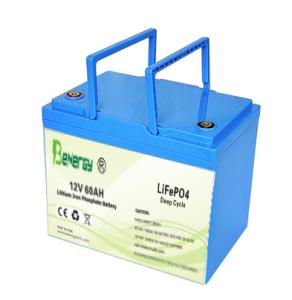 China Rechargeable Deep Cycle Lithium Ion Battery Packs 60AH 12 Volt With Bluetooth Function on sale