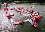 Custom Deisgn Giant Floating Island Inflatable Water Park For Inflatable Aqua