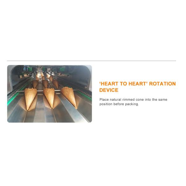 1.5hp Ice Cream Cone Making Machine Automatic Rolled Sugar Cone Baking Machine