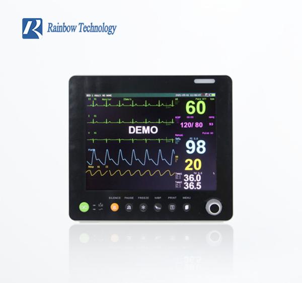 Cheap Wireless Data Transfer Multi Parameter Patient Monitor with 12.1'' Color TFT LCD for sale