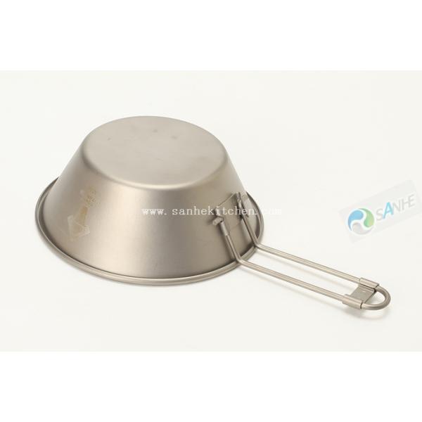 Titanium bowl/backpacking cookware bowl/capacity 300ml