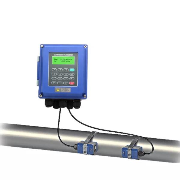 Cheap Clamp Module Ultrasonic Water Flow Meter 4 Keyboards Operation for sale