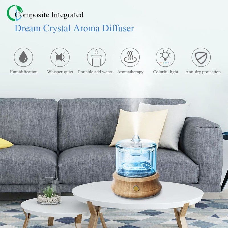 Home Bedroom Silent Ultrasonic Aroma Diffuser ▕ DN-836