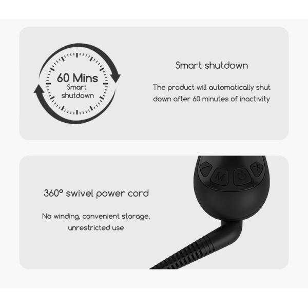 Portable Automatic Rotating Curler , Rechargeable Rotating Ceramic Hair Curler