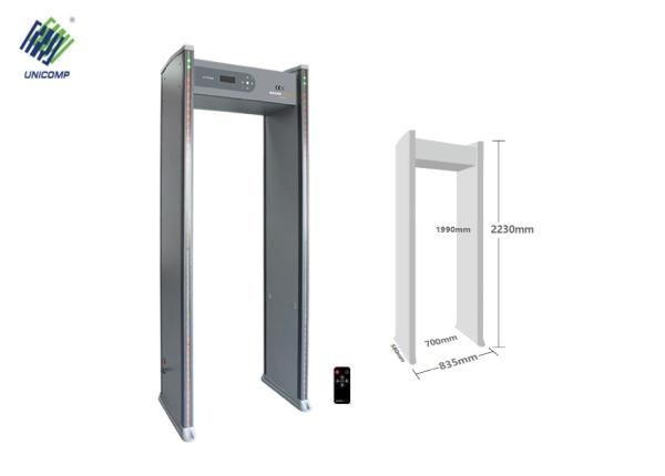 Cheap LED Alarm 60 Zones Infrared Walk Through Metal Detector for sale